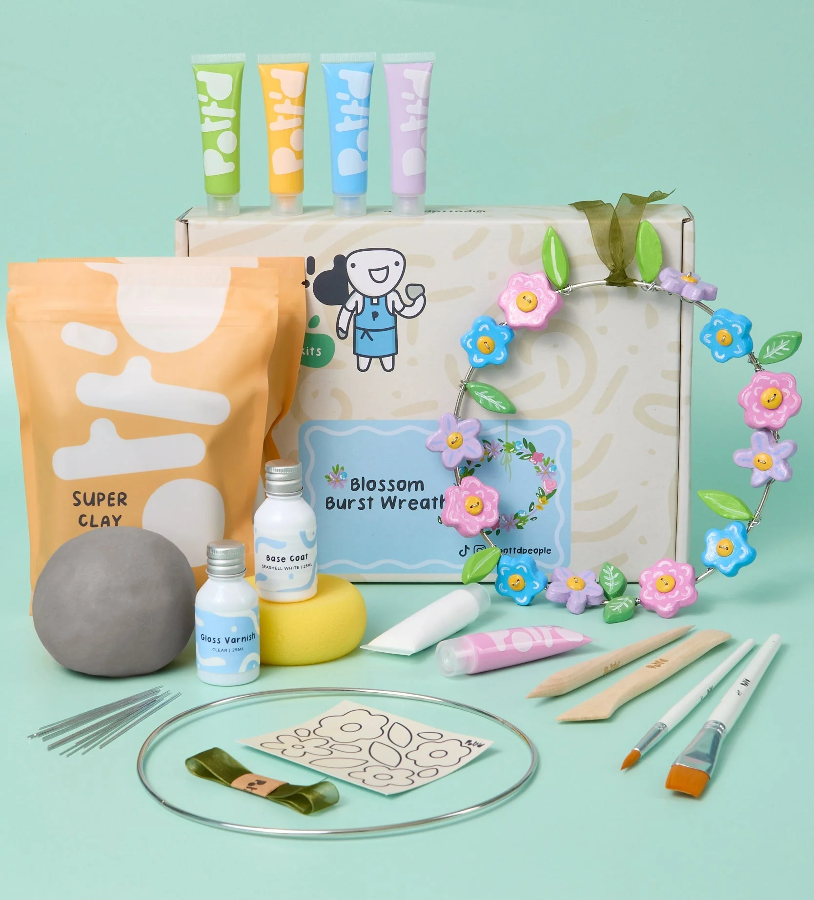 Blossom Burst Wreath: Craft Your Own Floral Wreath - Image 19