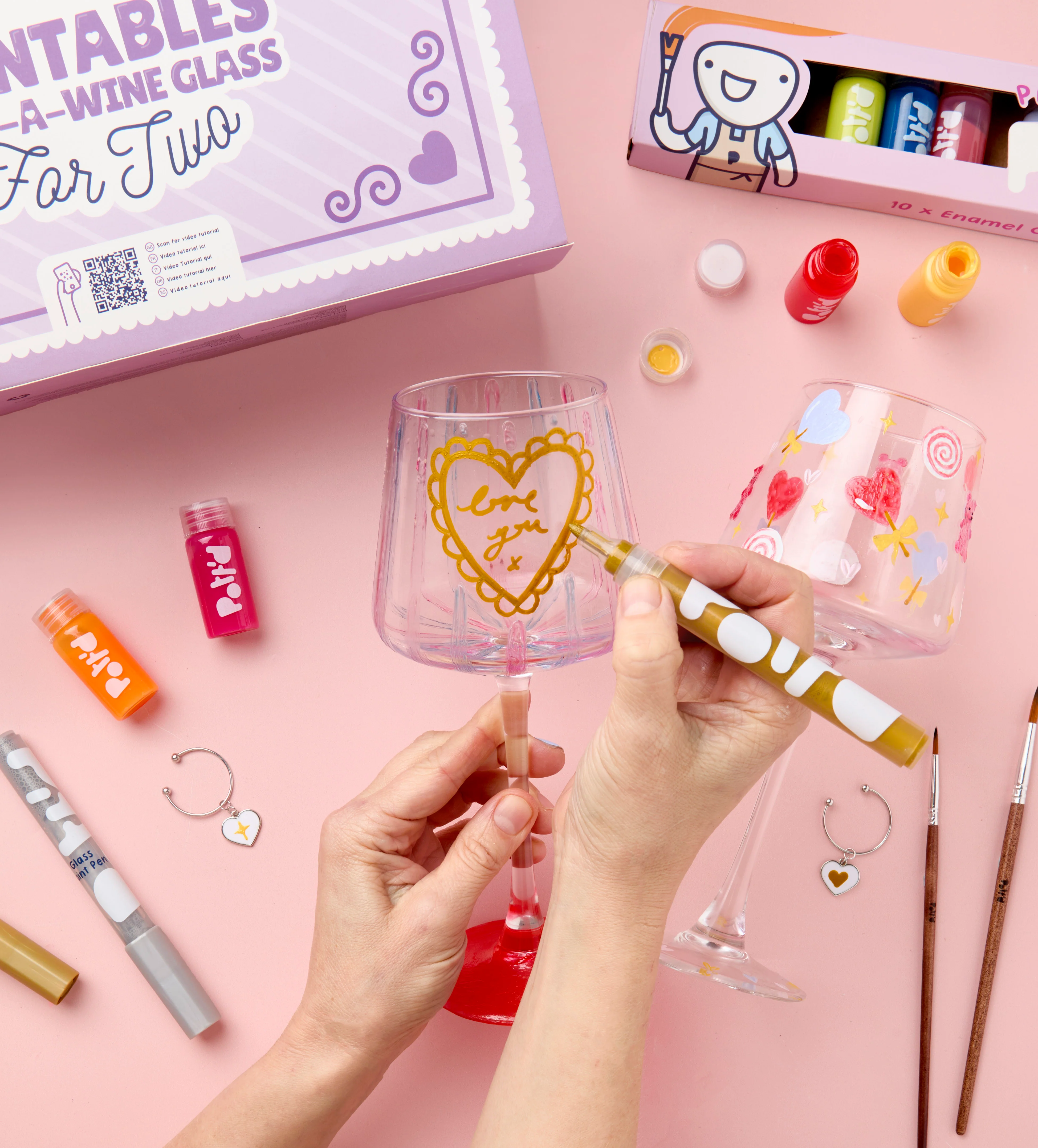 Date Night Paint-a-Wine Glass - Image 4