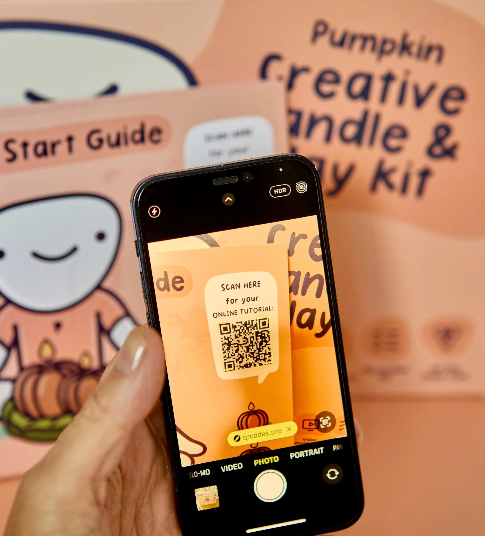 Pumpkin Creative Candle & Clay Kit - Image 6